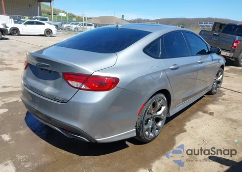 2016 Chrysler 200 S z USA, uszkodzony, nr VIN 1C3CCCDG2GN179625